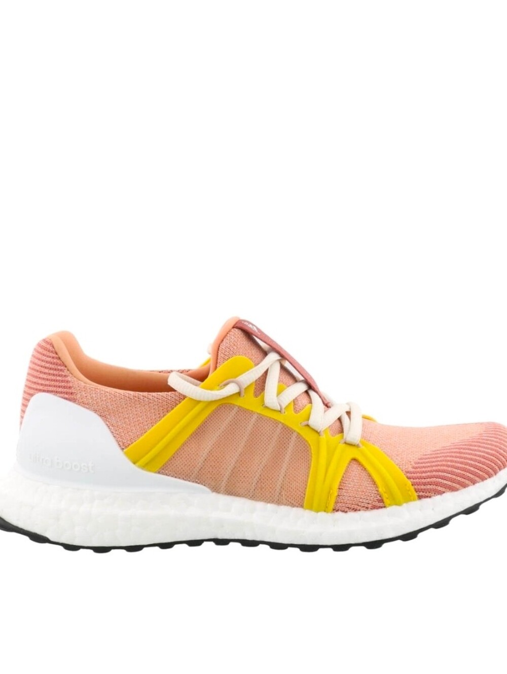 Adidas Stella McCartney Light Peach and Yellow Women's Boost Sneakers - Size 8
